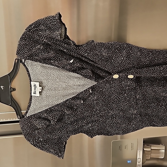 💕ROUJE💕 Floriane Jumpsuit ~ Black Polka Dot Print FR 40 = US 8 - Picture 14 of 16